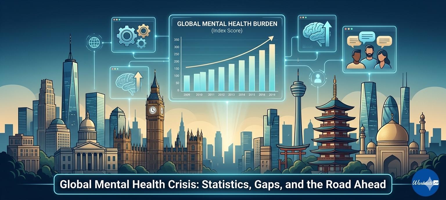 Global Mental Health Crisis-Statistics, Gaps, and the Road Ahead